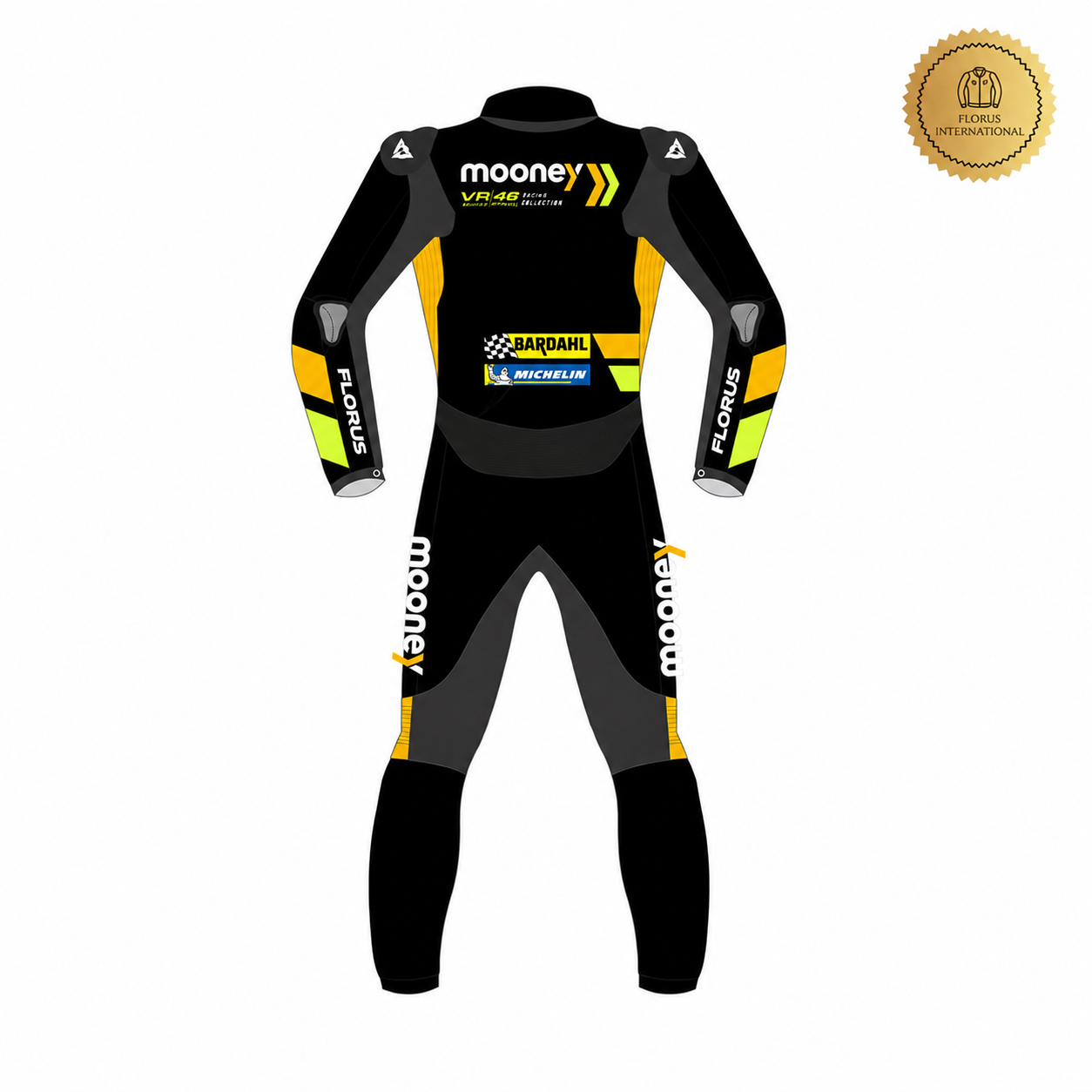Marco Bezzecchi Mooney VR46 Motorbike Racing  Suit