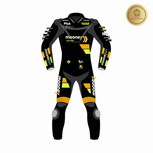 Marco Bezzecchi Mooney VR46 Motorbike Racing  Suit