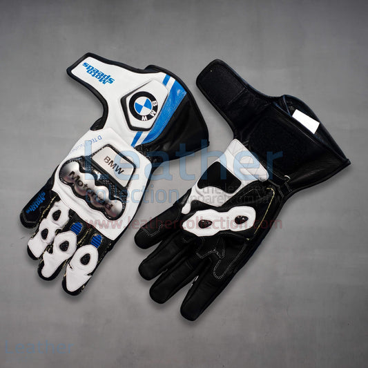 BMW WSBK Racing Gloves 2023 Cowhide