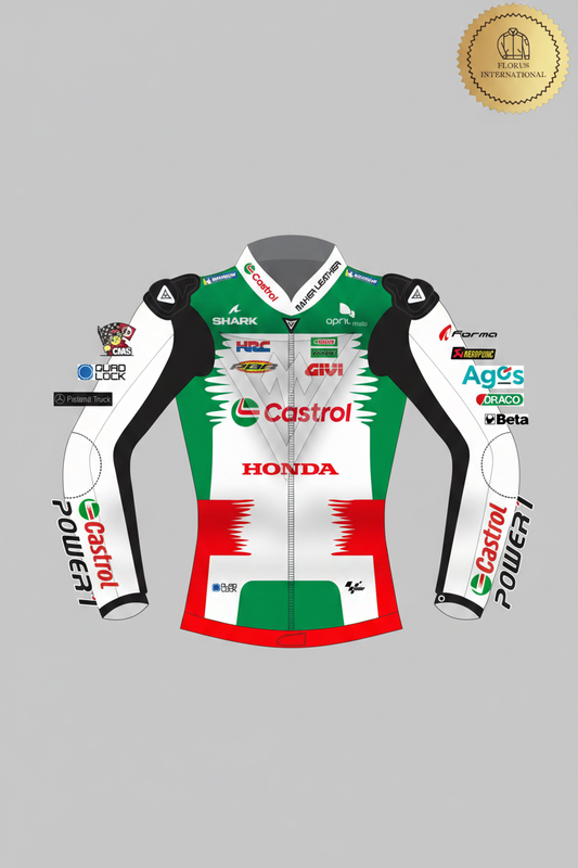 Castrol Honda Jacket Front - Clean