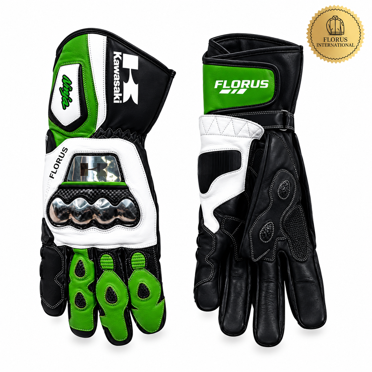 Kawasaki WSBK Racing Gloves