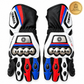 Yamaha Racing Motorbike Leather  Biker Gloves