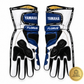 Yamaha Blue Leather Motorcycle Gloves