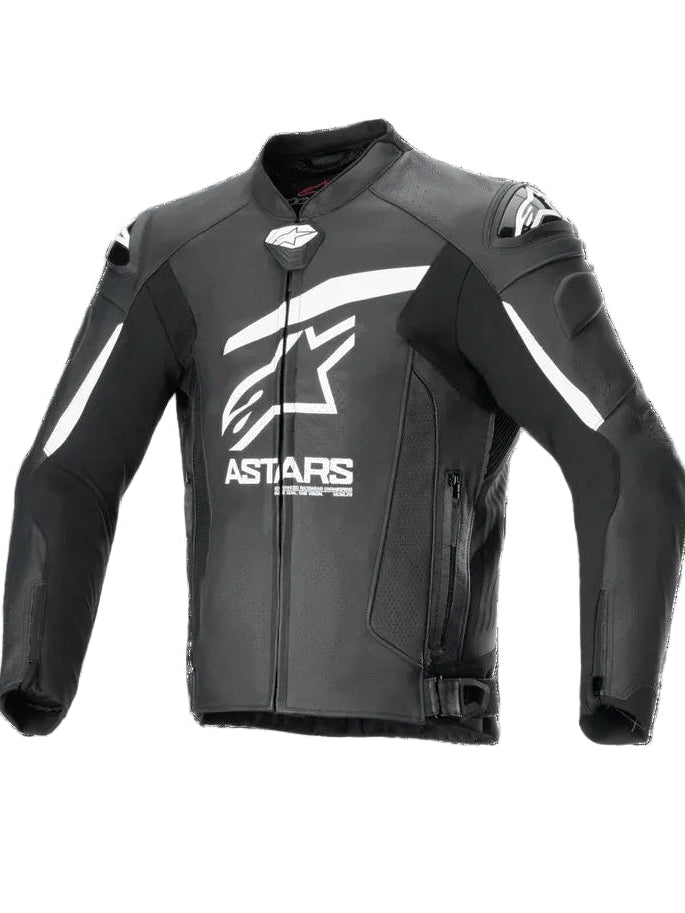 Alpinestar White & Black  GP Plus R V4 Airflow Leather Jacket