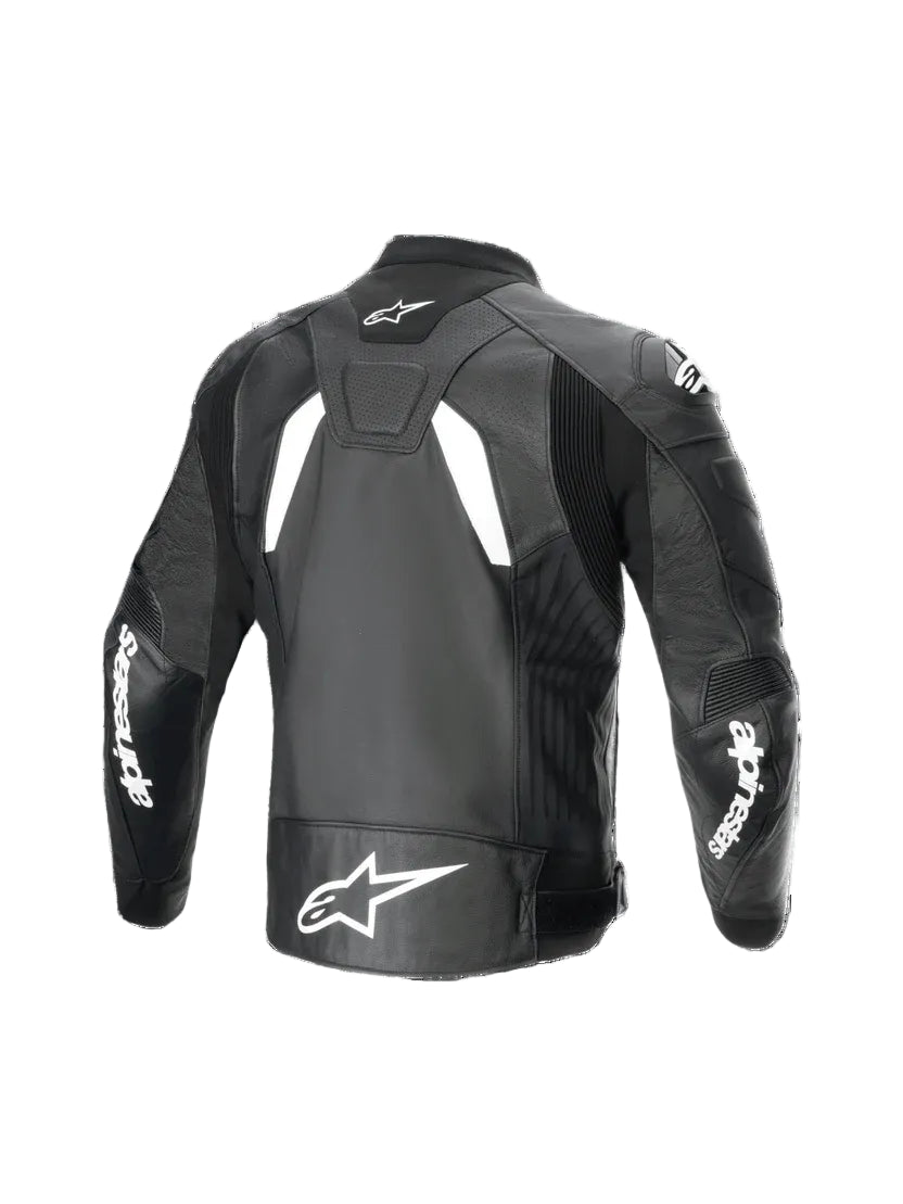 Alpinestar White & Black  GP Plus R V4 Airflow Leather Jacket