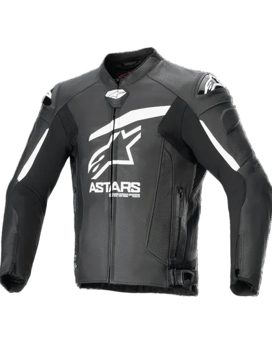 Alpinestar White & Black  GP Plus R V4 Airflow Leather Jacket