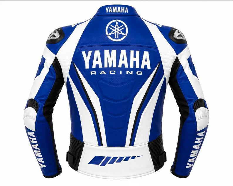 Yamaha motorcycle leather jacket racing jacket with protection biker riding apparel