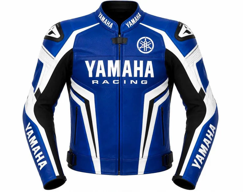 Yamaha motorcycle leather jacket racing jacket with protection biker riding apparel