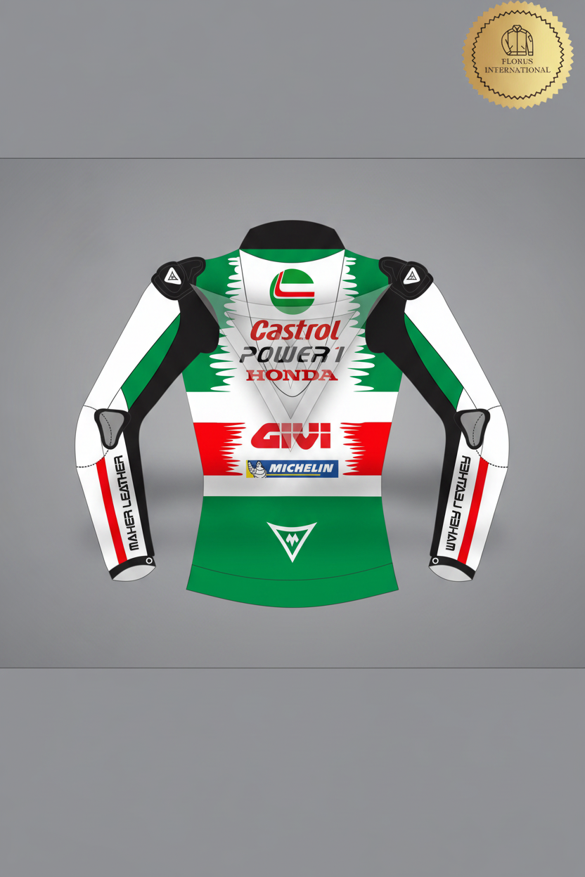 Castrol Honda Jacket Back - Clean