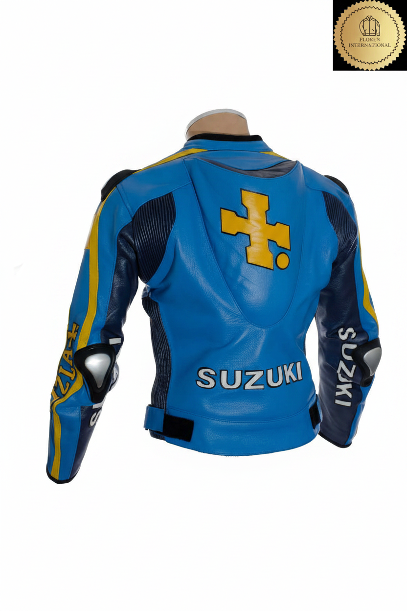 Rizla Suzuki Jacket Back Angled - Clean