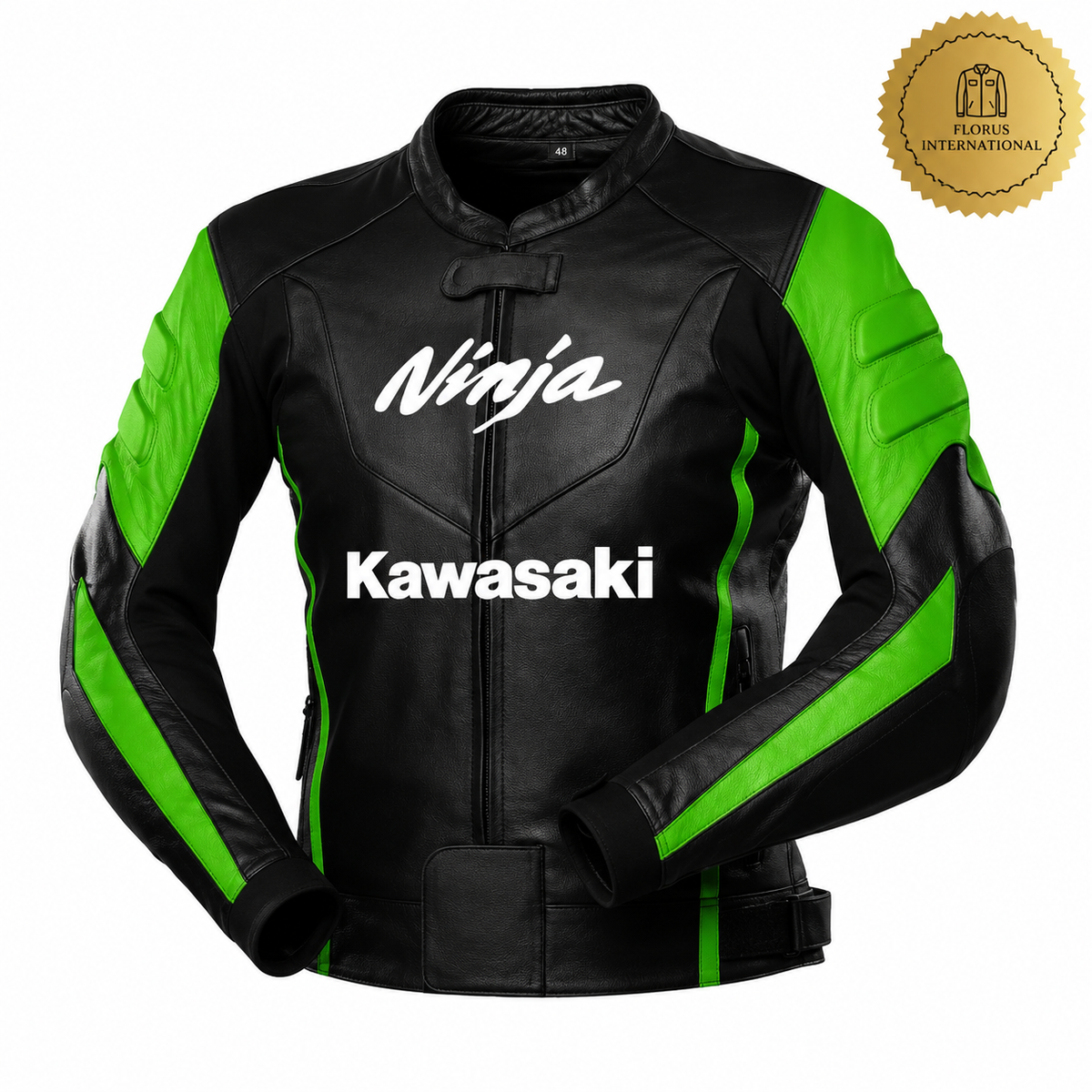 Kawasaki Racing  Ninja Leather Motorbike Jacket