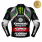 Kawasaki Monster  Racing  Leather Motorbike Jacket