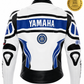 Yamaha  Blue & White  Motorbike  Racing Jacket