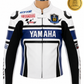 Yamaha  Blue & White  Motorbike  Racing Jacket