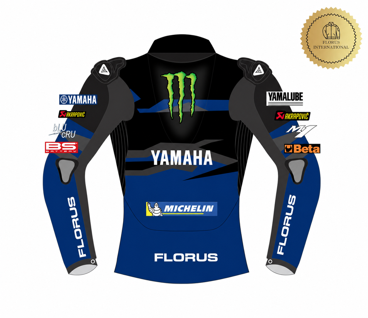 Fabio Quartararo Yamaha MotoGP Racing Leather Jacket  – Motorcycle Riding Jacket