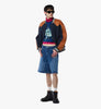 Ponte Varsity Jacket in Monogram Neoprene Jacquard