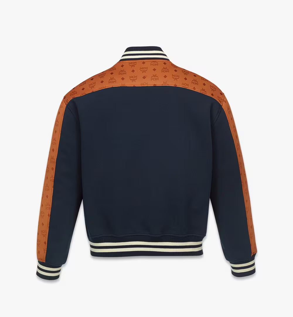 Ponte Varsity Jacket in Monogram Neoprene Jacquard