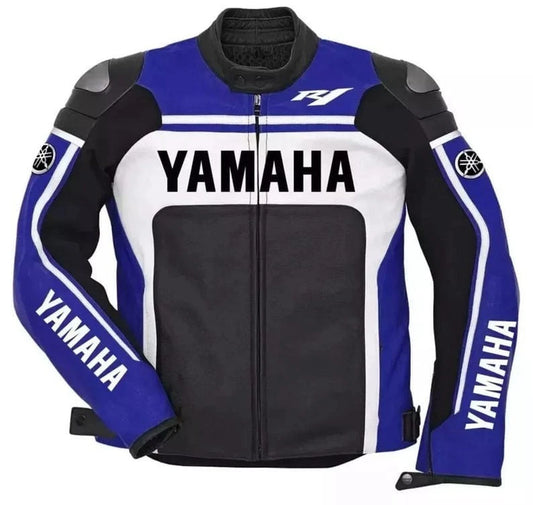 yamaha Racing Motorbike Leather Jacket New Yamaha R6 Motorcycle Biker Jacket