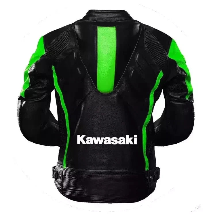 Kawasaki Racing  Ninja Leather Motorbike Jacket