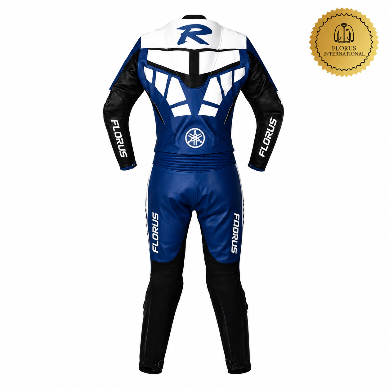 Yamaha  Motorcycle Racing Leather Suit-Professional Biker Gear