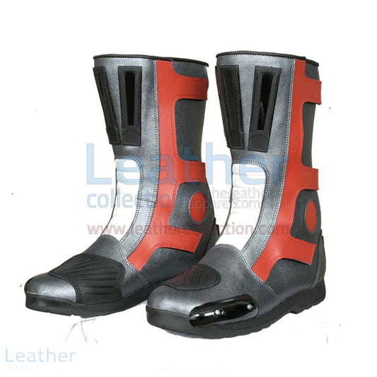 Tourist Motorcycle Riding Boots Men Women Cowhide