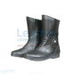 Black Leather Motorcycle Boots Cowhide Urban