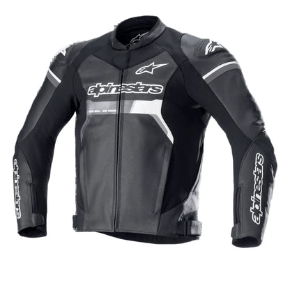 GP White & Black Force Leather Jacket