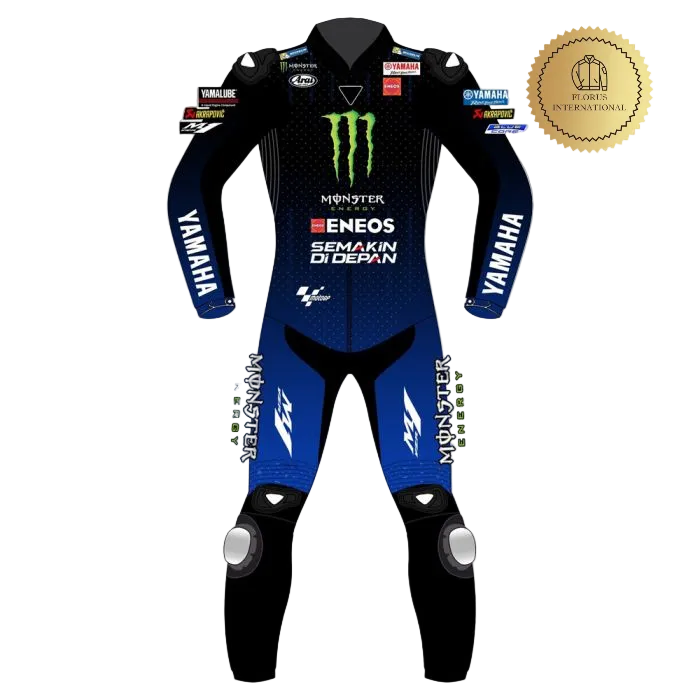 Fabio Quartararo Yamaha  Leather Racing Suit  – Motorcycle Race Suit